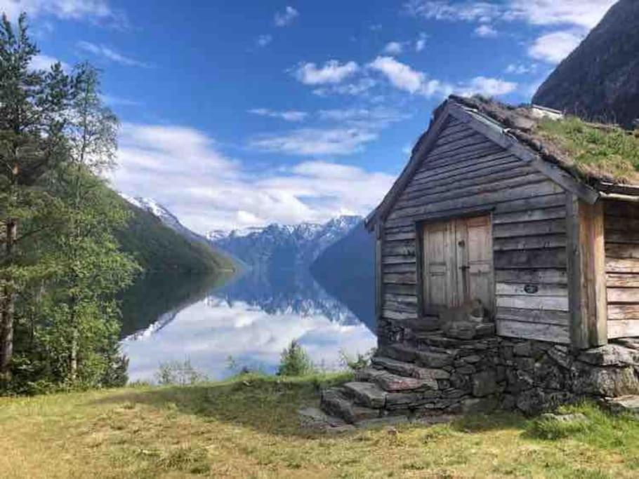 Koselig Garasjeloft! Daire Langevag Dış mekan fotoğraf